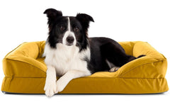 Lumaland | Hundebett In-& Outdoor M | 90x65x18cm Senfgelb