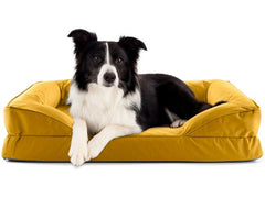 Lumaland | Hundebett In-& Outdoor M | 90x65x18cm Senfgelb