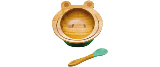 Kleinfuchs Babyteller Frosch Grün