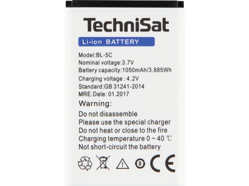 Technisat | Akku BL-5C | zu TechniSat Viola 3