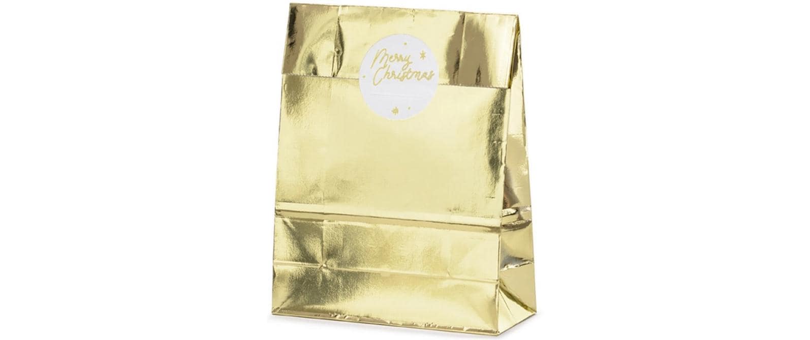 Partydeco Geschenktasche gold