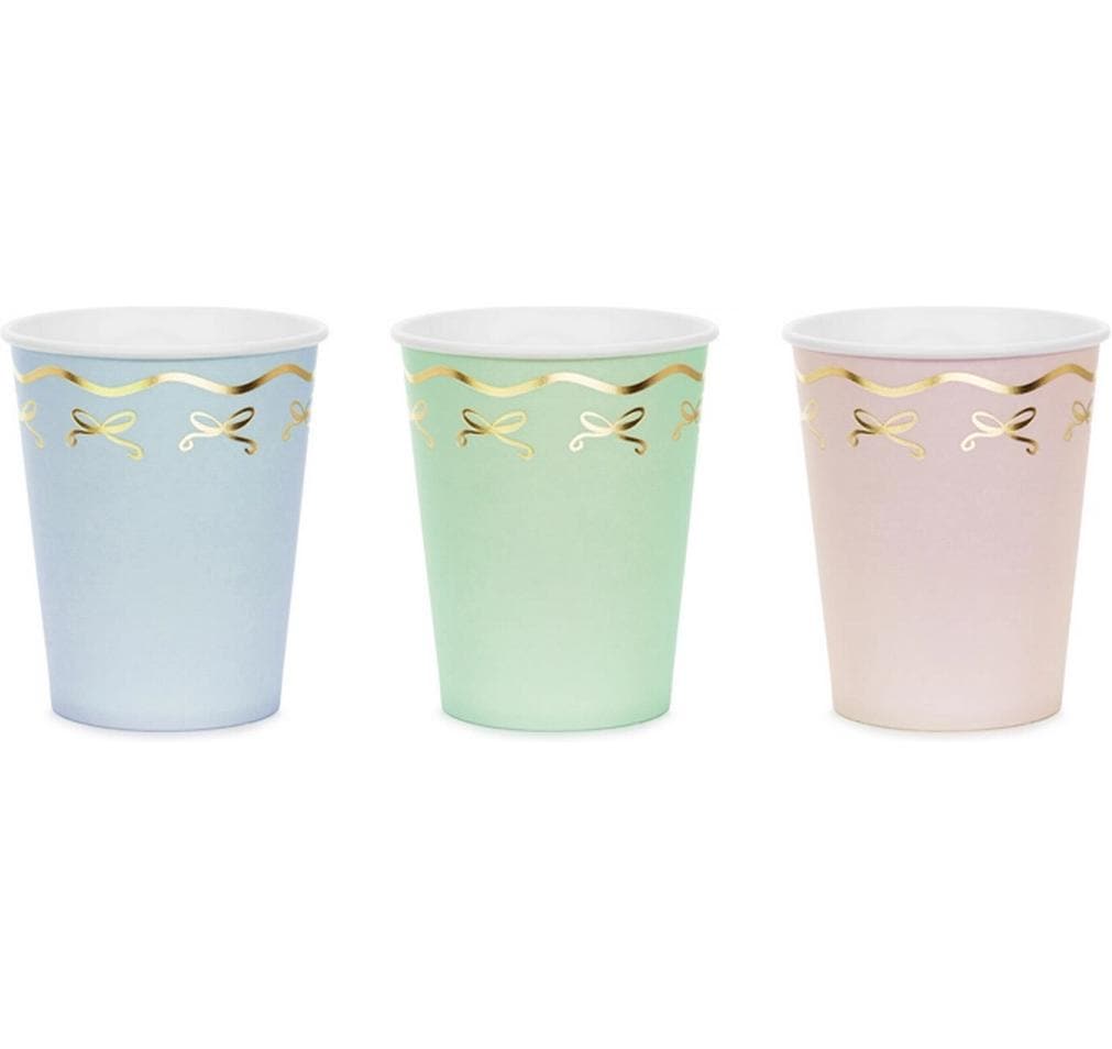 Partydeco Becher Schleifen