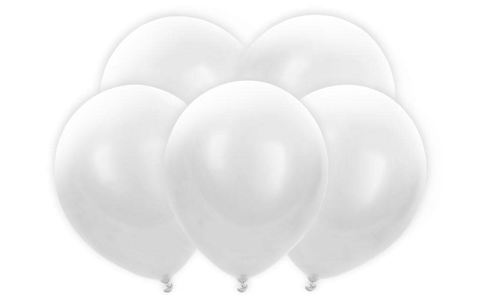 Partydeco Ballon LED weiss