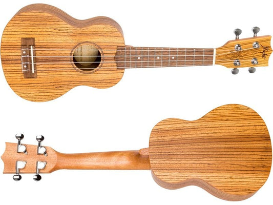 Flight | Ukulele Soprano - Zebrano | Ukulele, Gigbag