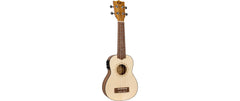 Flight Ukulele Soprano Spruce/Zebrano CEQ