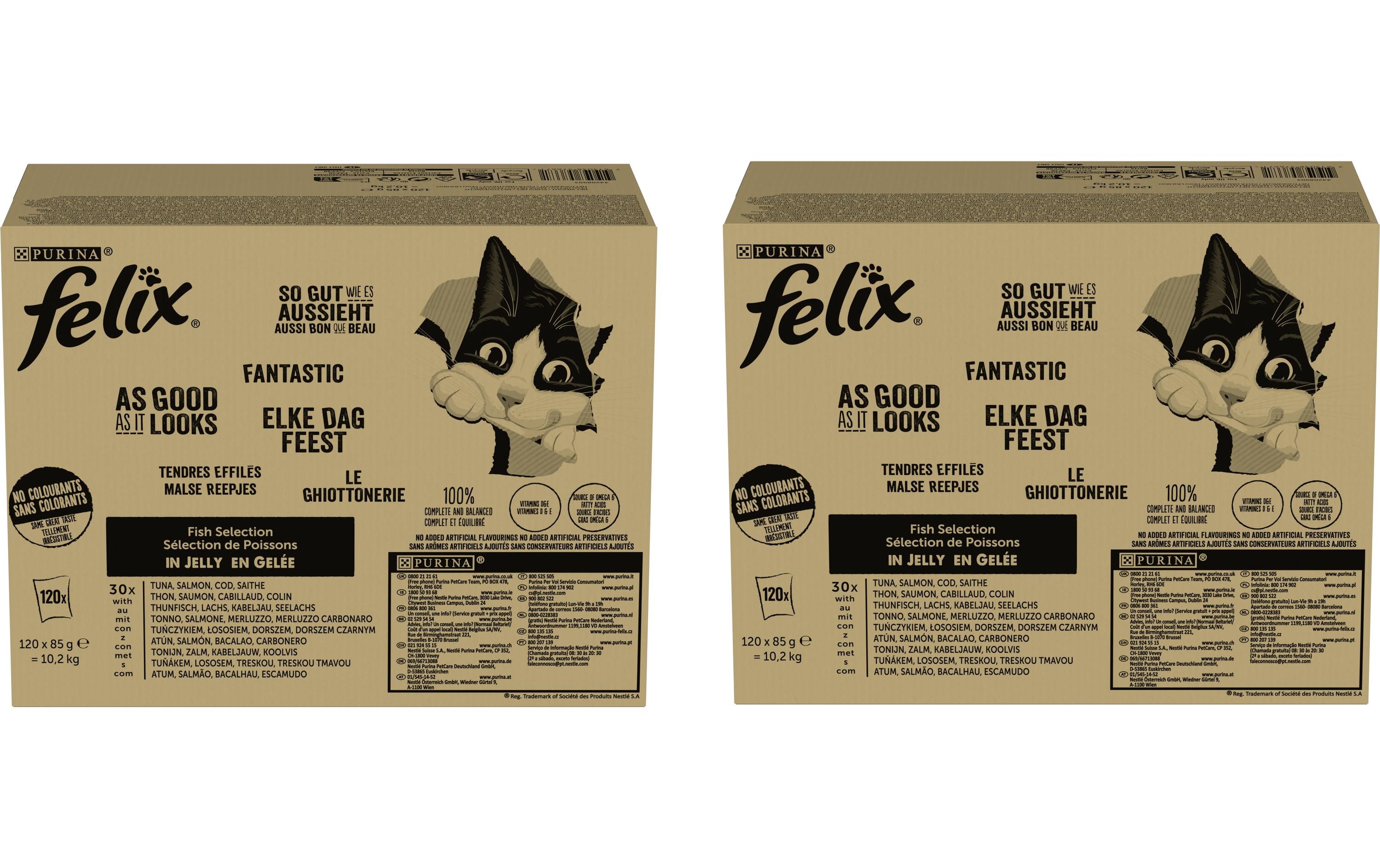 Felix AGAIL Fisch 2x120x85g