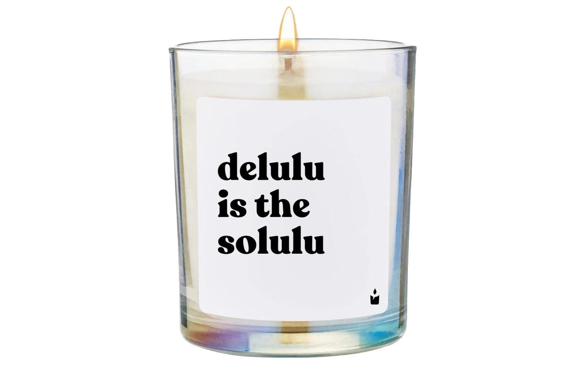 ChattyCandles Duftkerze delulu is the