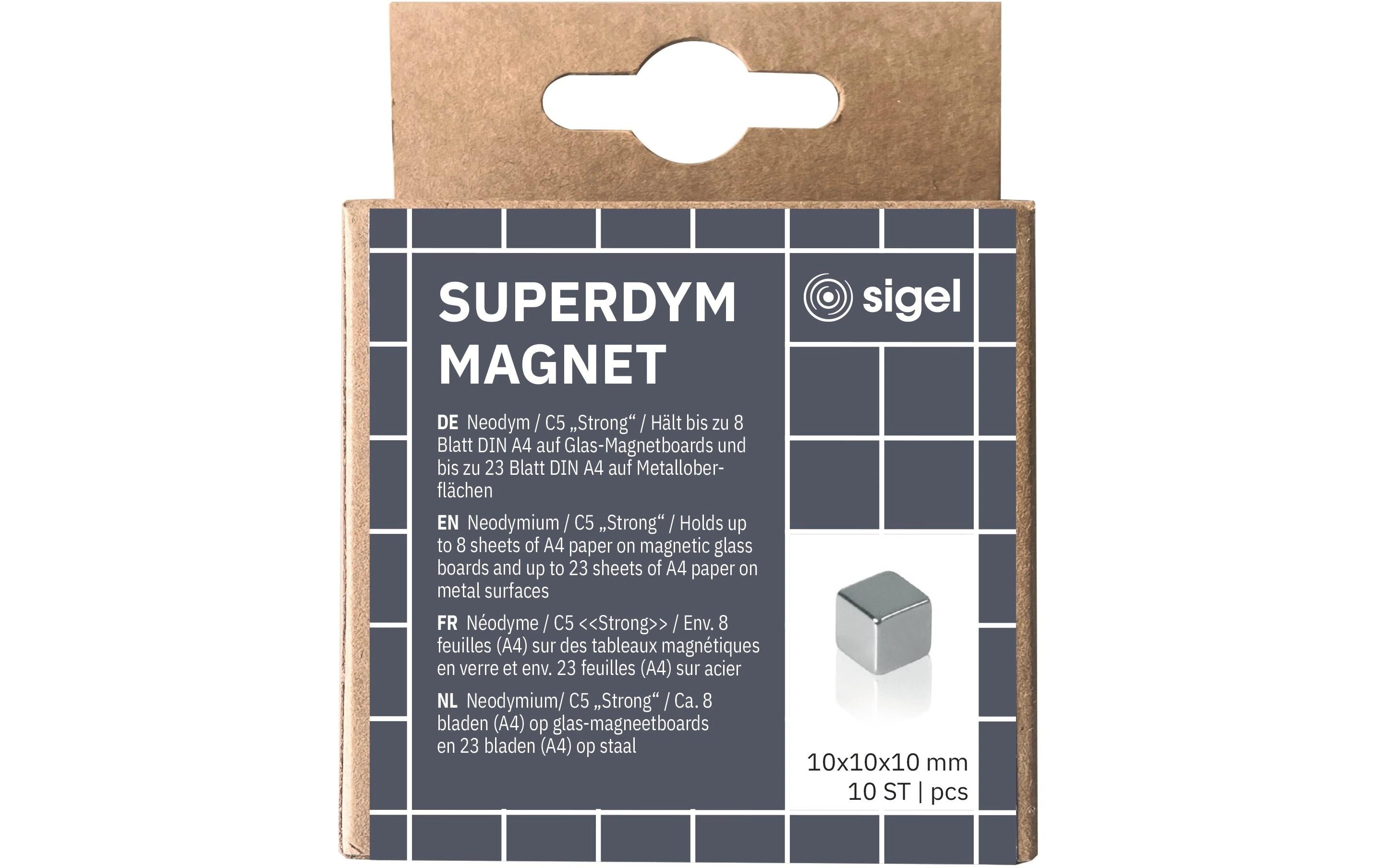Sigel SuperDym Magnete Strong silber