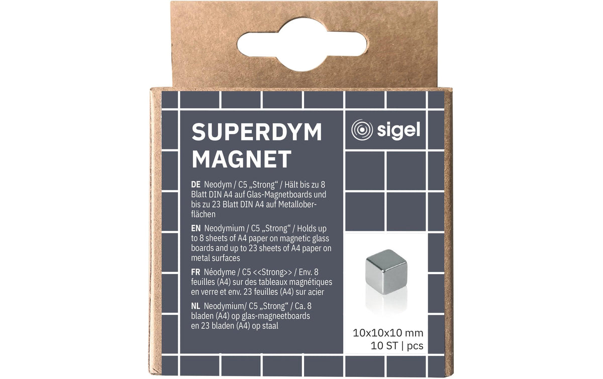 Sigel SuperDym Magnete Strong silber