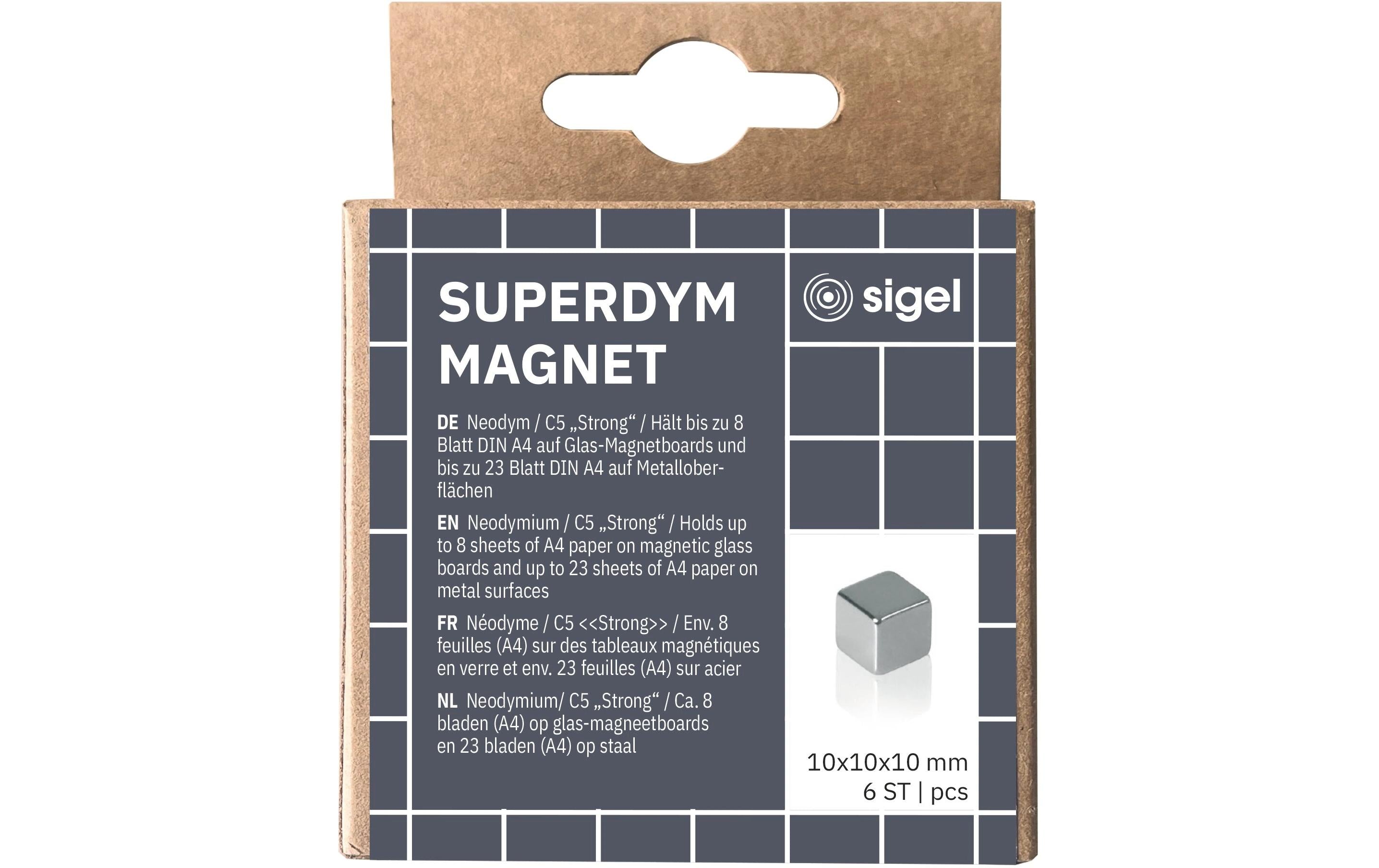 Sigel SuperDym Magnete Strong silber