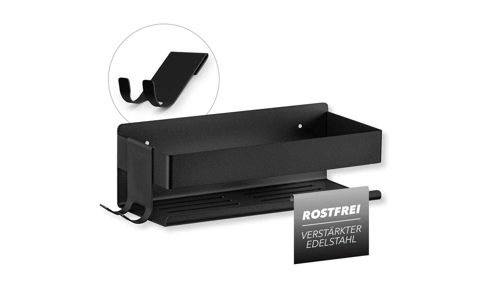Benkstein Einzel Duschorganizer schwarz