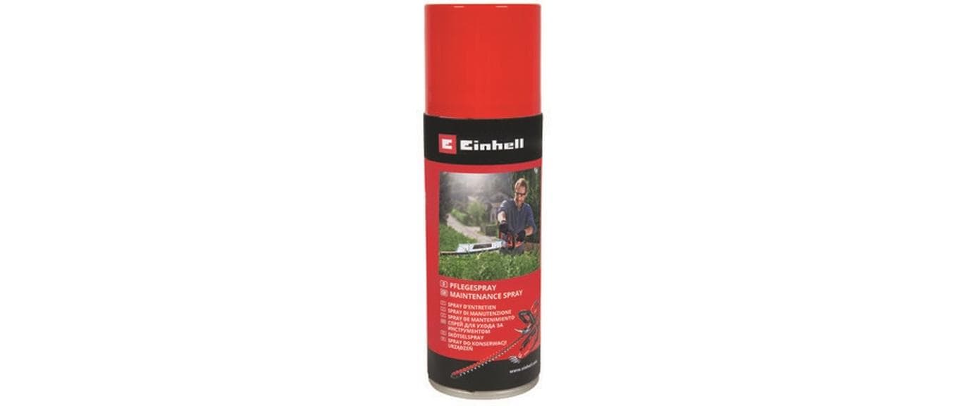 Pflegespray für Heckenschere