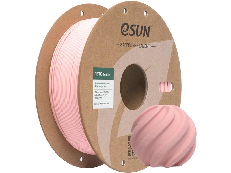 eSun | Filament PETG Peach Pink Matt | 1.75mm, 1kg