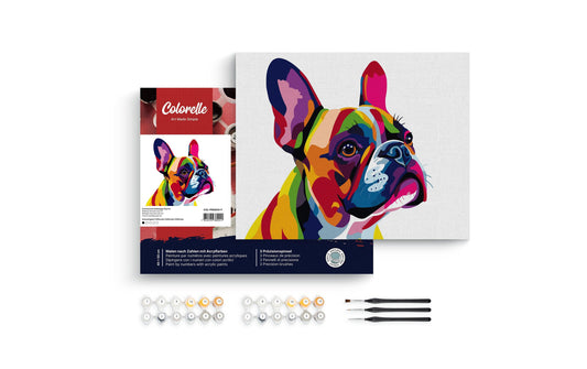 Colorelle MNZ FrzBulldogge Pop Art