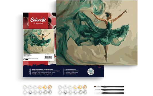 Colorelle | MNZ Balletttänzerin | gesp. Leinwand, Pinsel, Acrylfarben, ab 14J