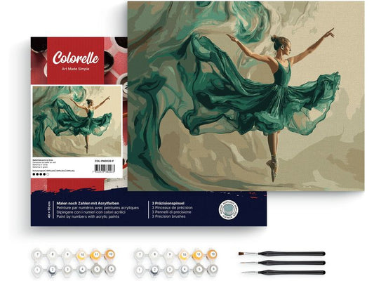 Colorelle | MNZ Balletttänzerin | gesp. Leinwand, Pinsel, Acrylfarben, ab 14J
