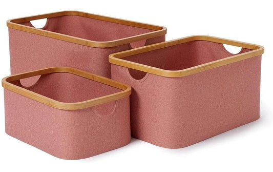 Lumaland Bambus Aufbewahrungsbox Set 3 Stk.