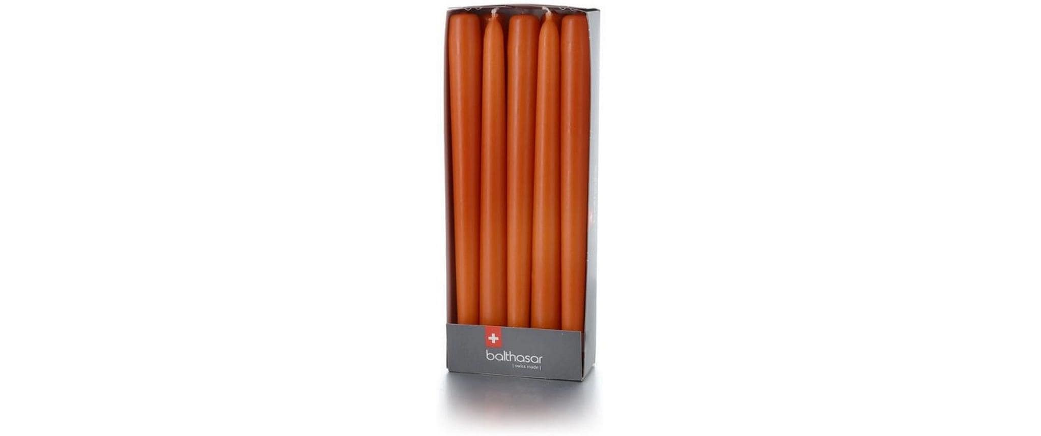balthasar Etoilekerzen 10 Stück, Orange