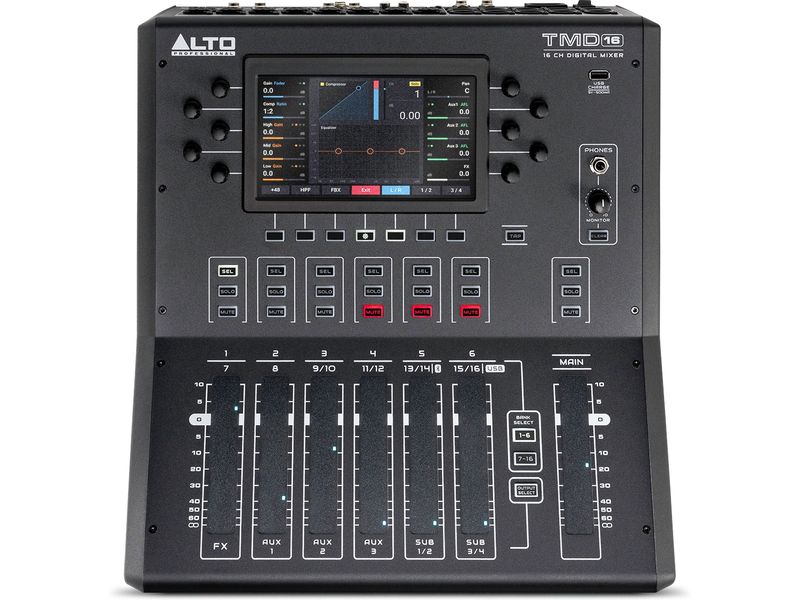 Alto Professional | TMD 16 | 16 Kanal Digitalmixer mit BT & USB