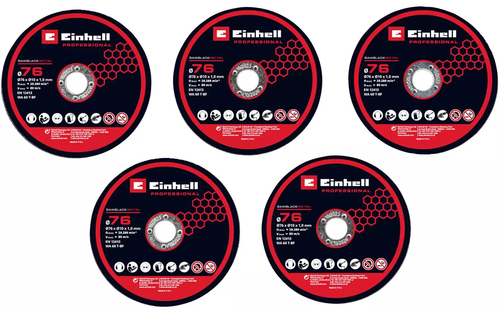 5tlg. 76mm Trennscheiben Set