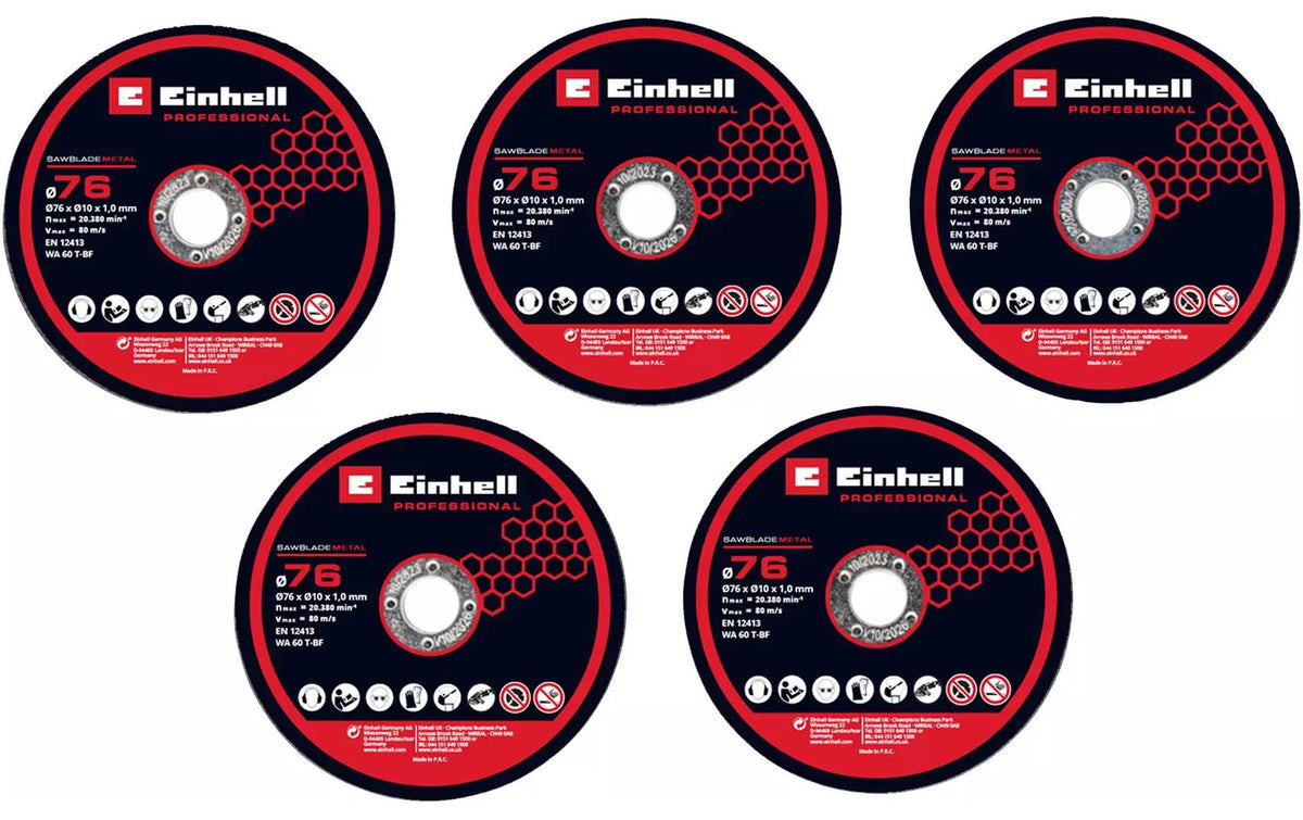 5tlg. 76mm Trennscheiben Set