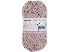 myBoshi | Wolle Nr. 1 Tweed Rosenquarz, rosa | 50 g, 55 m, 30% PAN, 30% WV, 5% CV