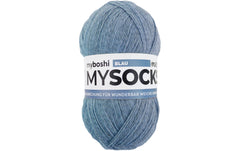 myboshi mysocks Merino Melange Blau