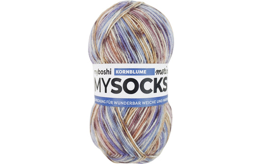 myboshi mysocks Merino Kornblume