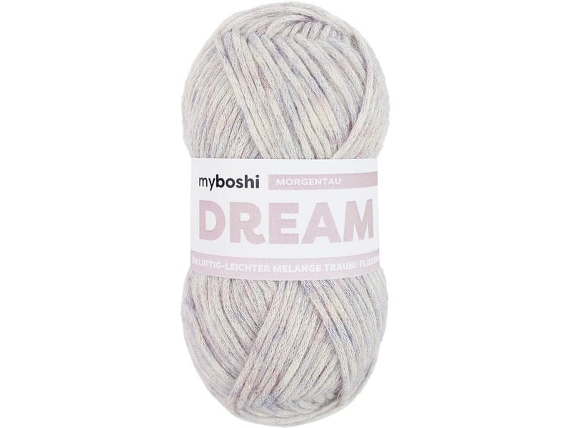 myBoshi | Wolle Dream hellrosa meliert | 50 g, 95 m, 76% CO, 22% WP, 2% WO
