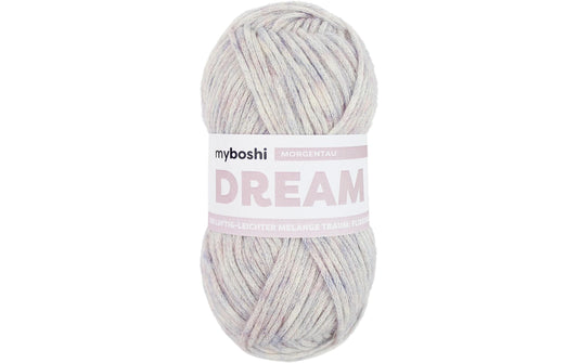 myBoshi | Wolle Dream hellrosa meliert | 50 g, 95 m, 76% CO, 22% WP, 2% WO