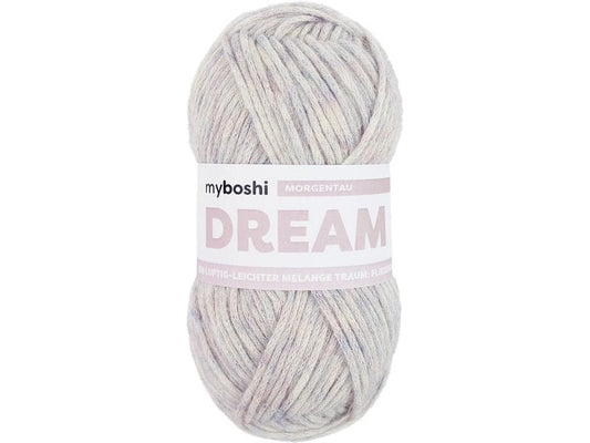myBoshi | Wolle Dream hellrosa meliert | 50 g, 95 m, 76% CO, 22% WP, 2% WO