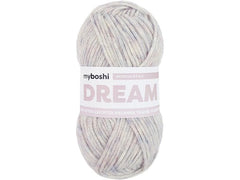 myBoshi | Wolle Dream hellrosa meliert | 50 g, 95 m, 76% CO, 22% WP, 2% WO