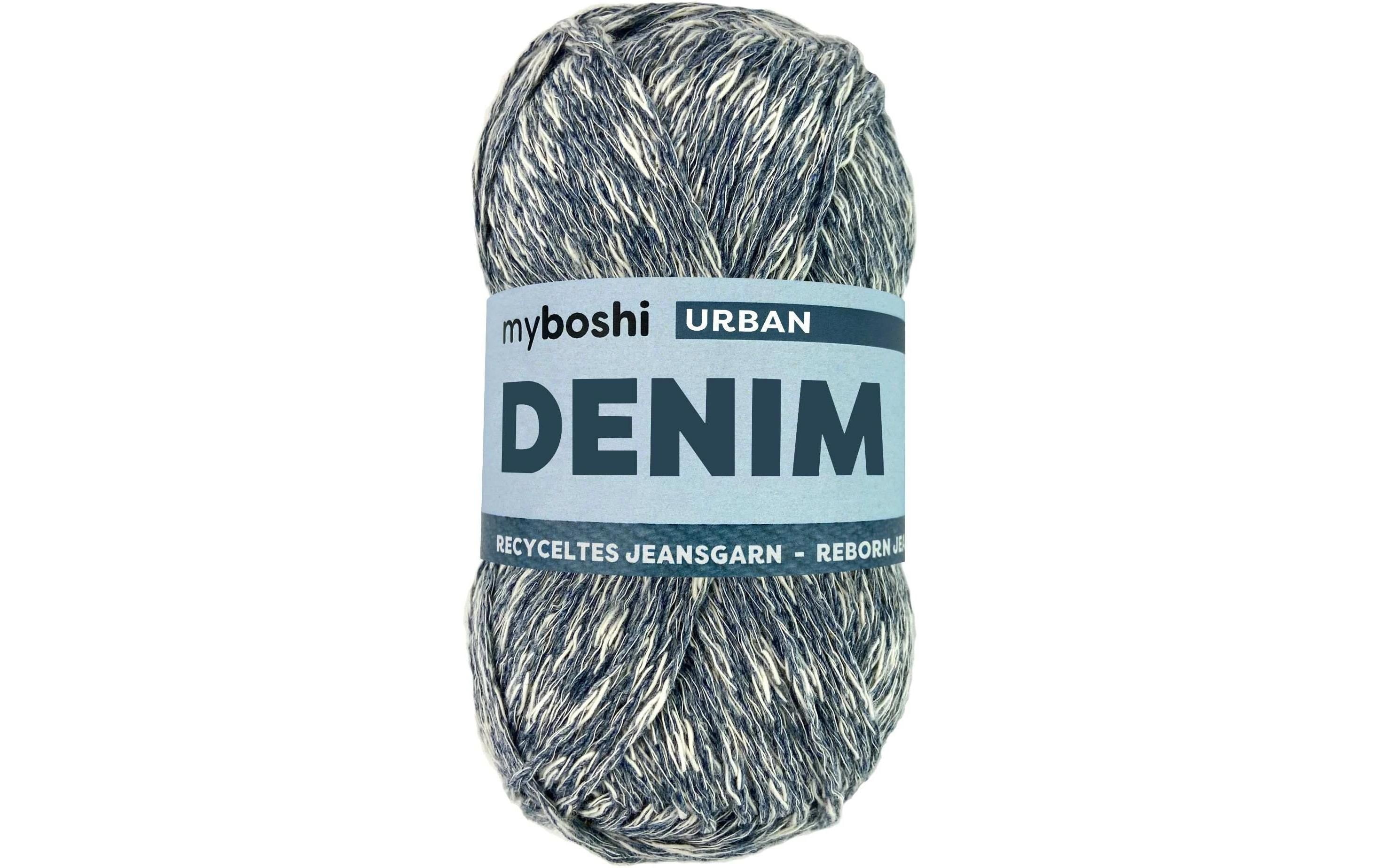 myboshi Wolle Denim Urban, mittelblau