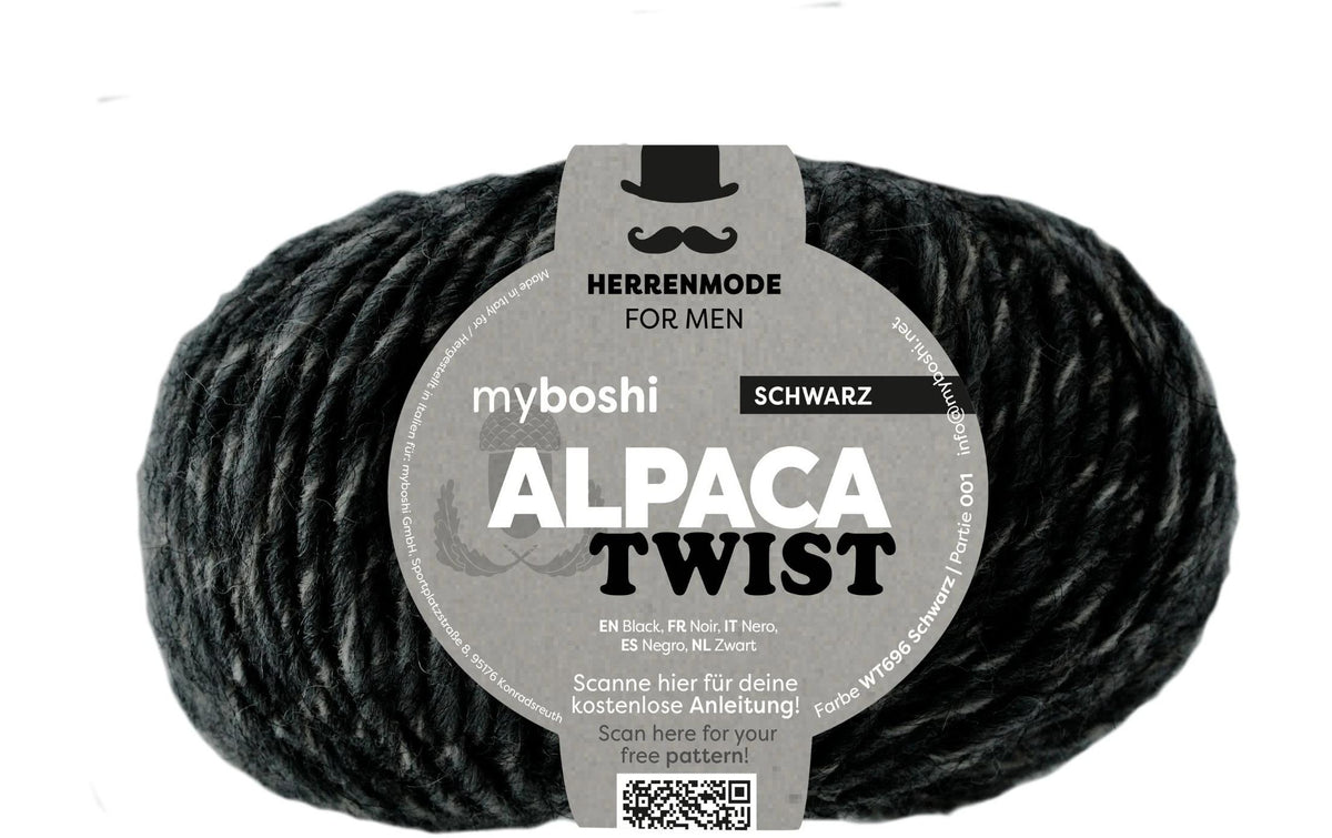 myboshi Alpaca Twist Schwarz