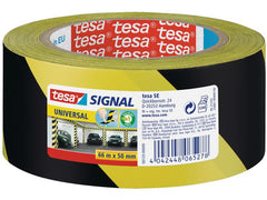 tesa | SIGNAL Universal Markierungsklebeband | schwarz / gelb
