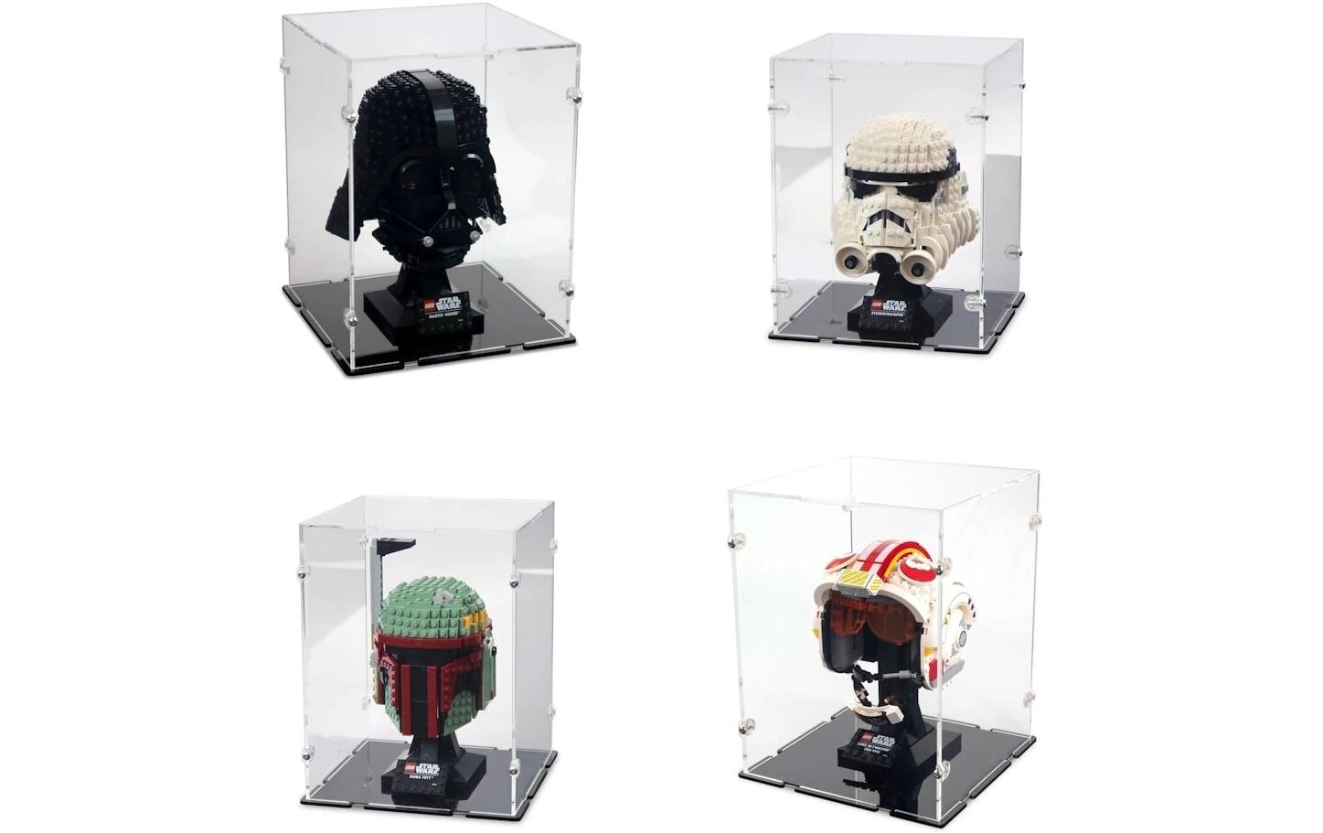 Acryl-Display div. Helmet Modelle