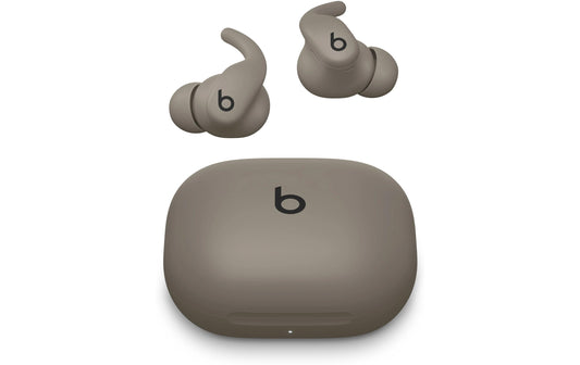 Apple Beats | Apple Powerbeats Fit TW ANC Sportkopfhörer | Gravel Grey, IPX 4, bis 30h Akkulaufzeit