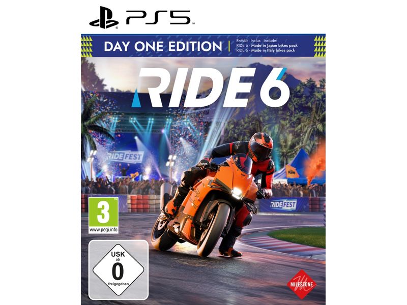 Milestone | RIDE 6 Day One Ed, PS5 | Alter: 3+