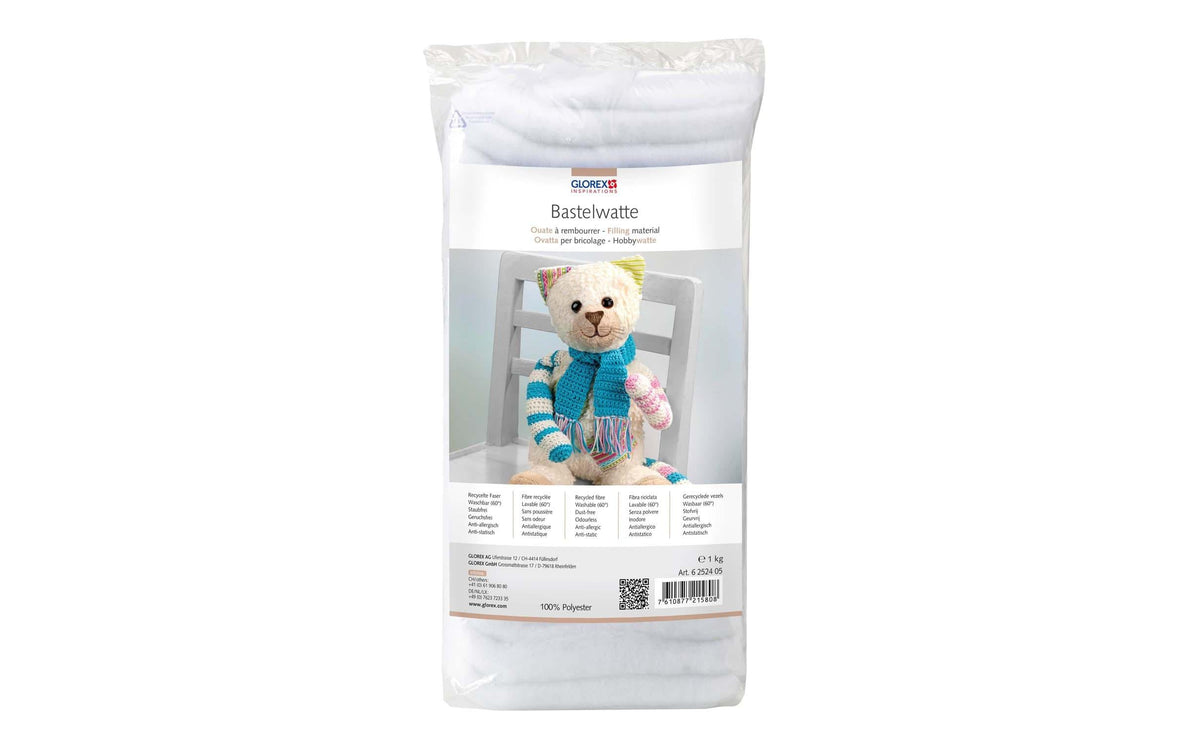 Glorex Bastelwatte weiss
