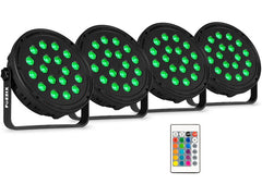 Fuzzix | Comet M16 | Party Par Set, 18x RGB, 4 Stück