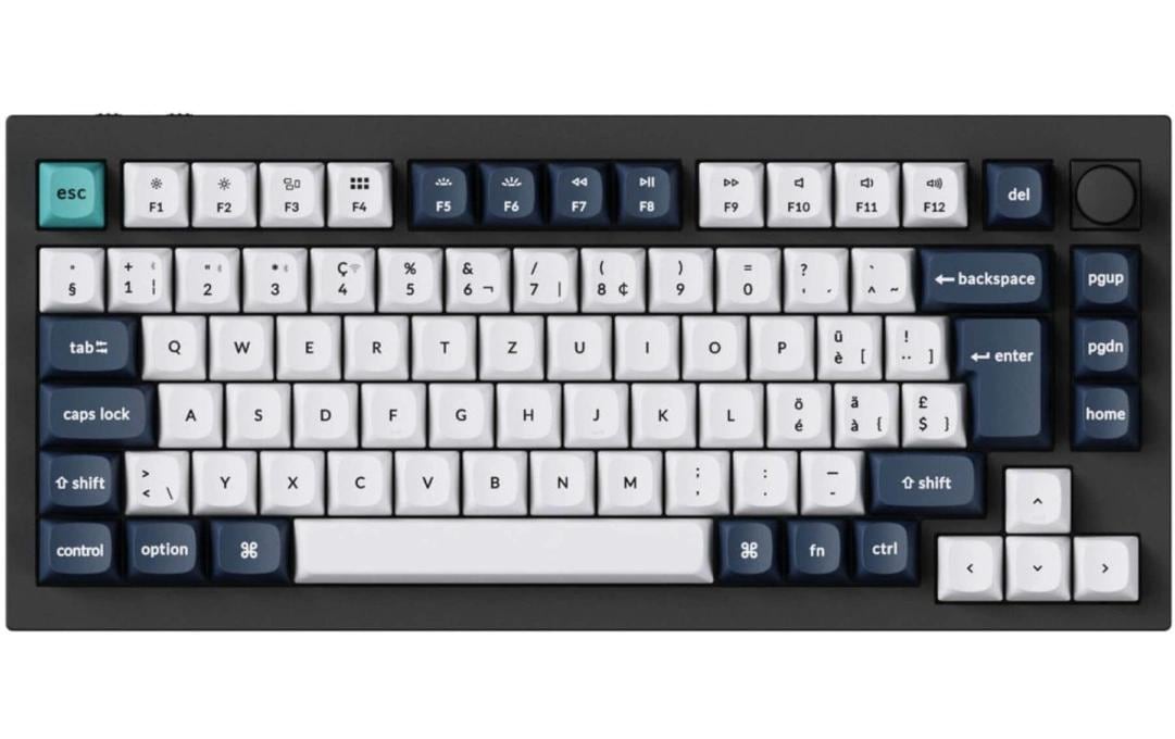 Keychron Q1 Max Black QMK Brown Switch, CH