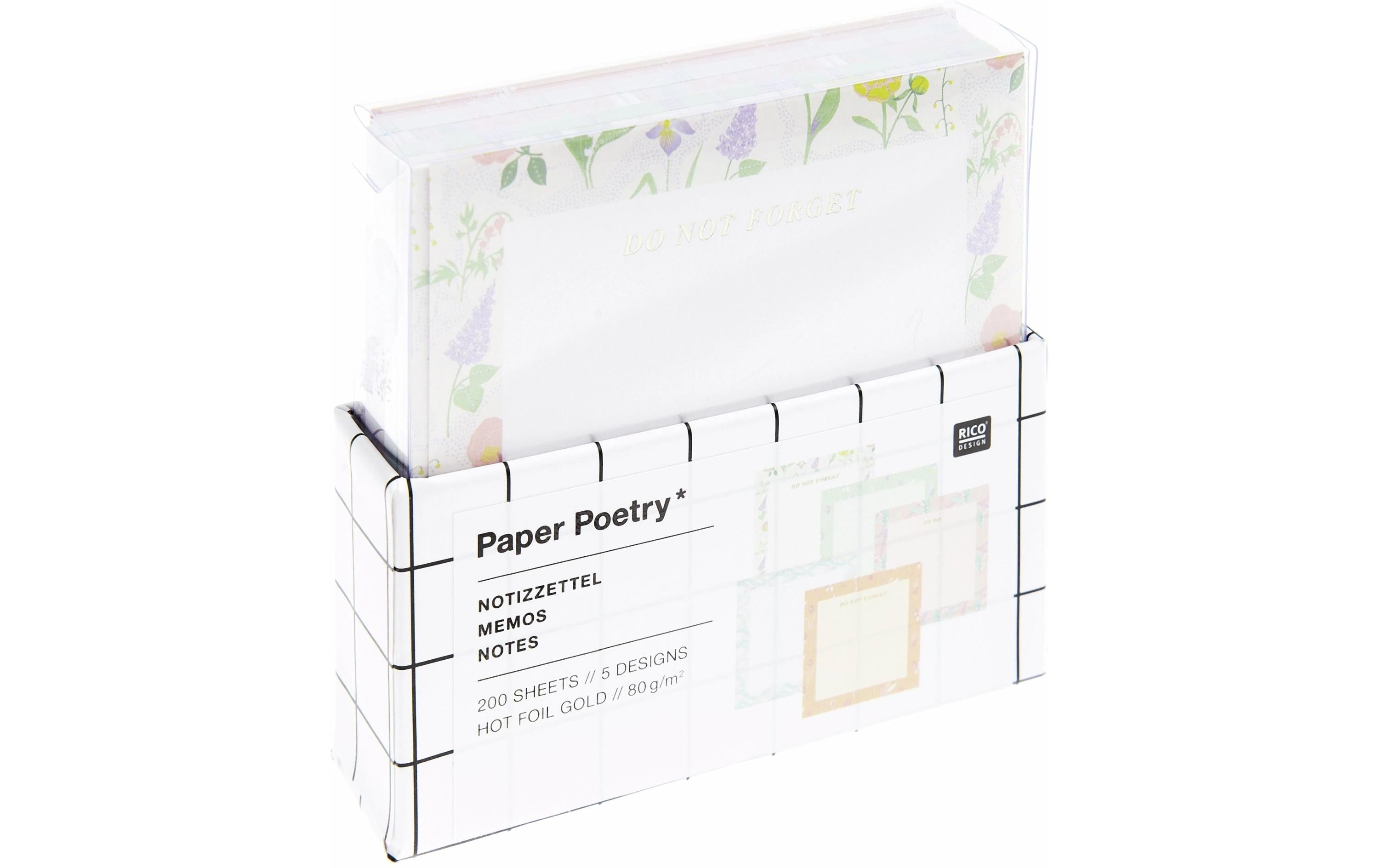Rico Notizzettel-Box Flower Frames