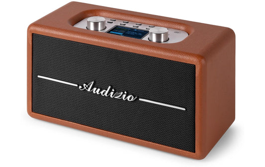 Audizio | Tune60-BN | Retro Radio, DAB+, BT, USB, braun