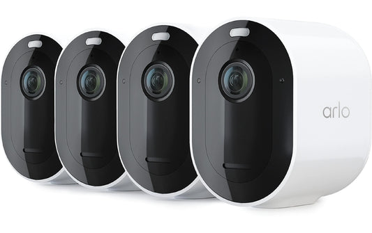 Arlo | VMC4470P IP Kamera 4er Set | Arlo Pro 6 2K Securety Kamera weiss