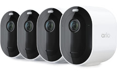 Arlo | VMC4470P IP Kamera 4er Set | Arlo Pro 6 2K Securety Kamera weiss