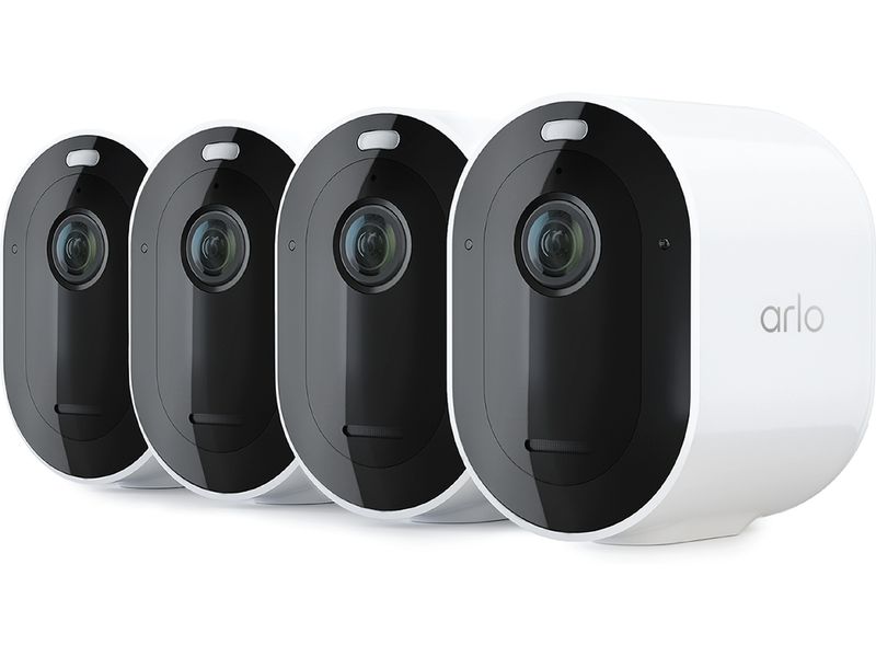 Arlo | VMC4470P IP Kamera 4er Set | Arlo Pro 6 2K Securety Kamera weiss