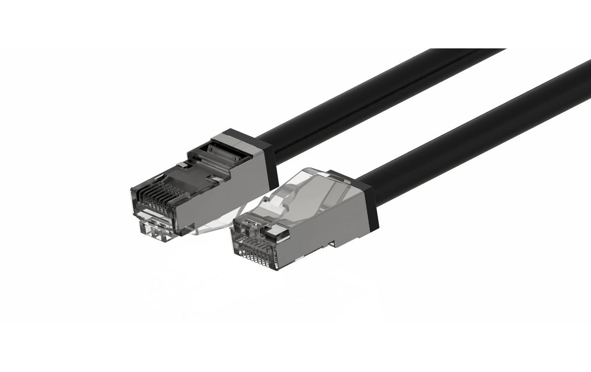 Wirewin Patchkabel: S/FTP, 10m, schwarz