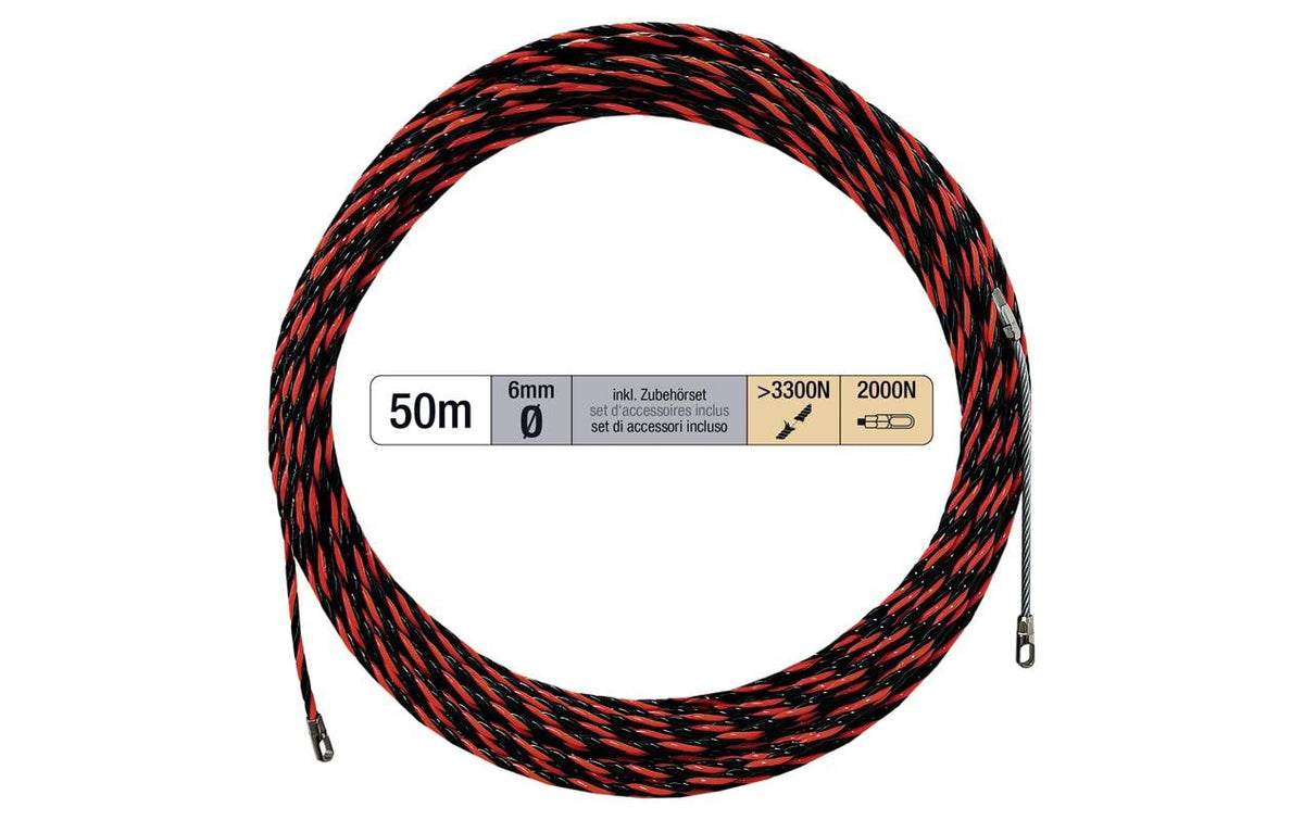 Einzugsband 6mm, 50m,PET