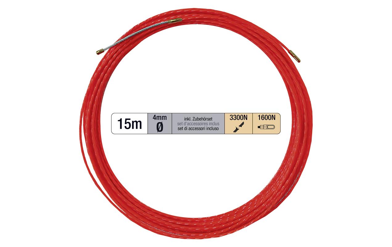 Einzugsband 4mm, 15m, PET