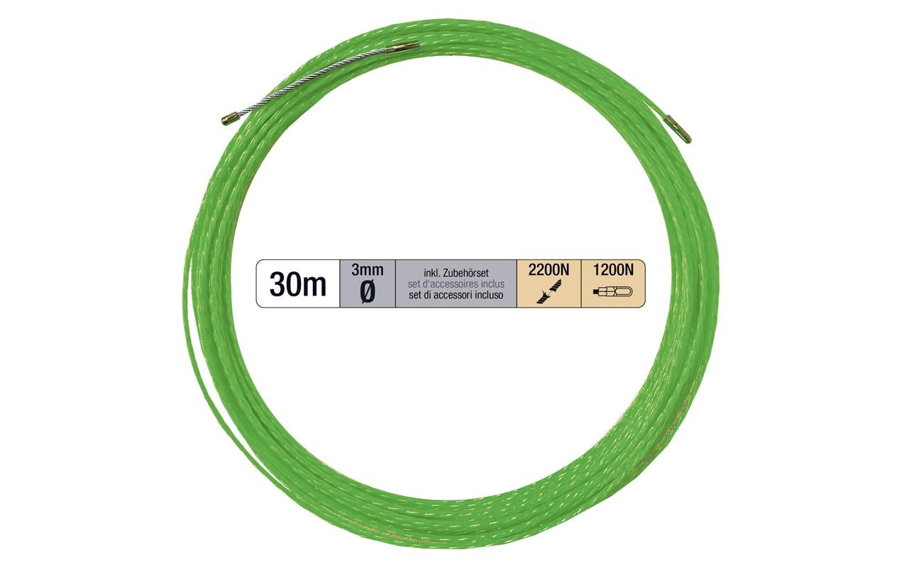 Einzugsband 3mm, 30m, PET
